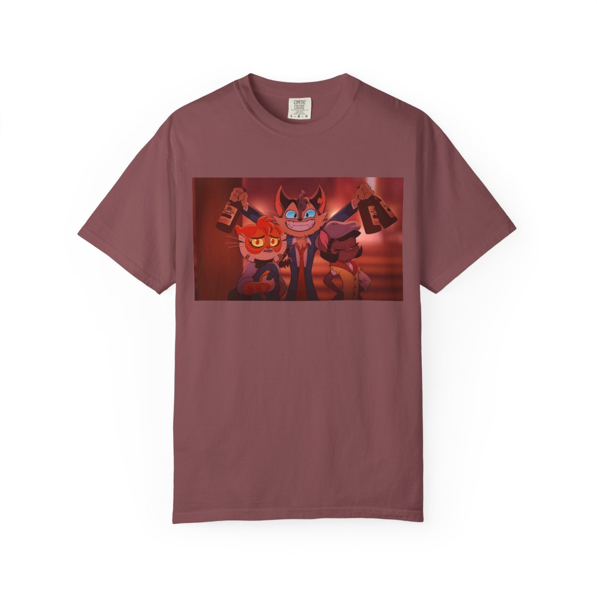Lackadaisy Red Design T-Shirt - Lackadaisy official T-Shirts merch
