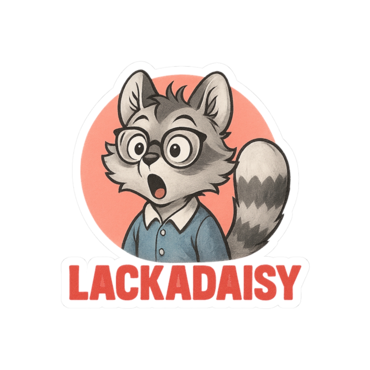 Lackadaisy Speakeasy Cats Sticker | Funny Feline Decal