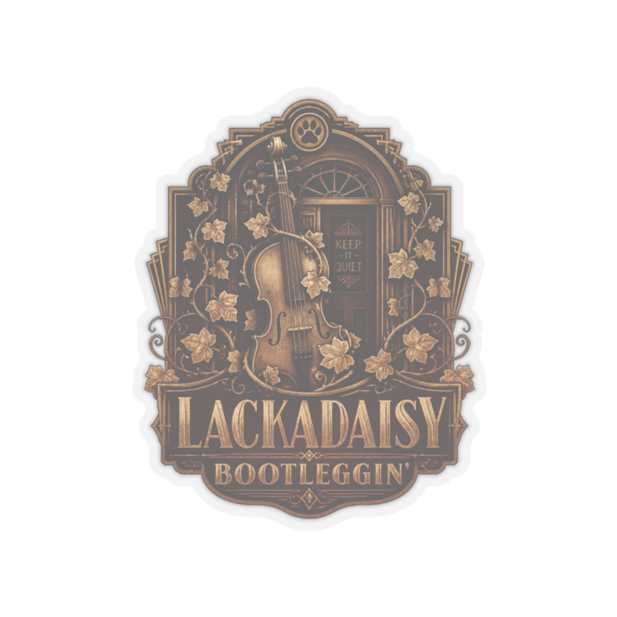 Lackadaisy "Lackadaisy Bootleggin" Sticker