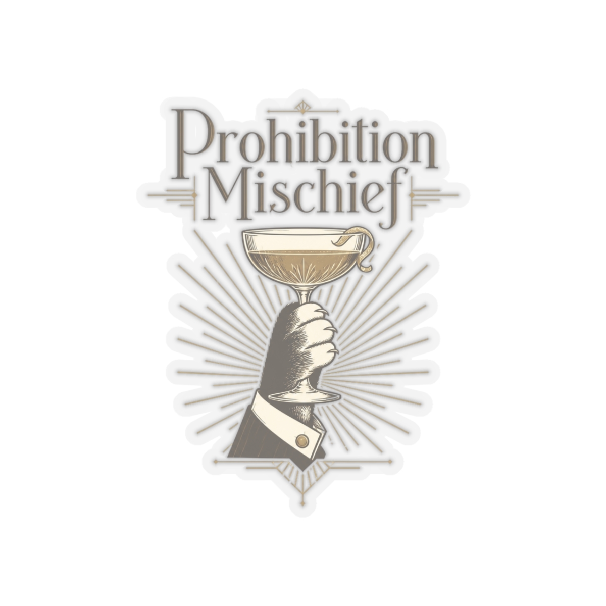 Lackadaisy "Prohibition Mischief" Sticker