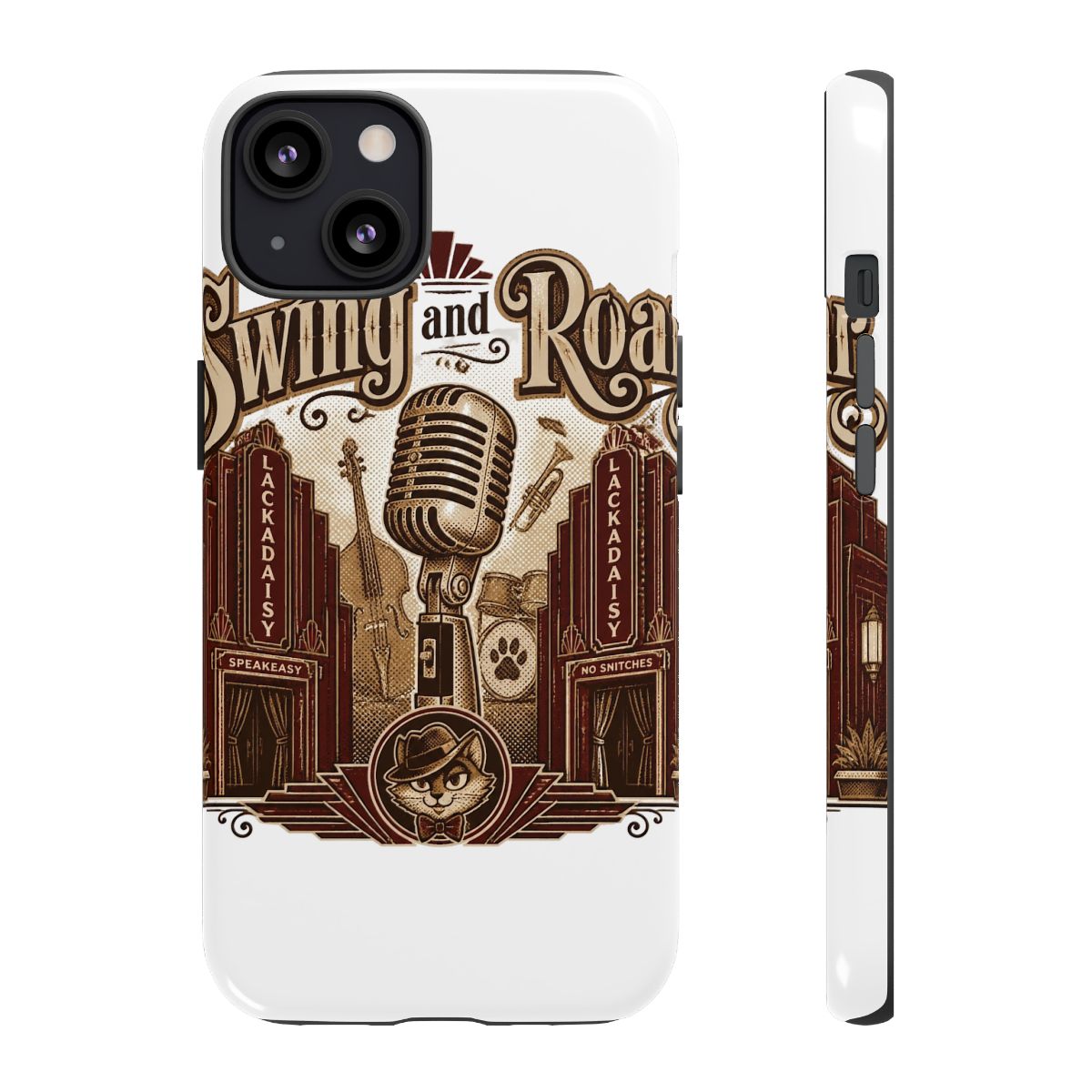 Lackadaisy "Swing and Roar" Phone Case